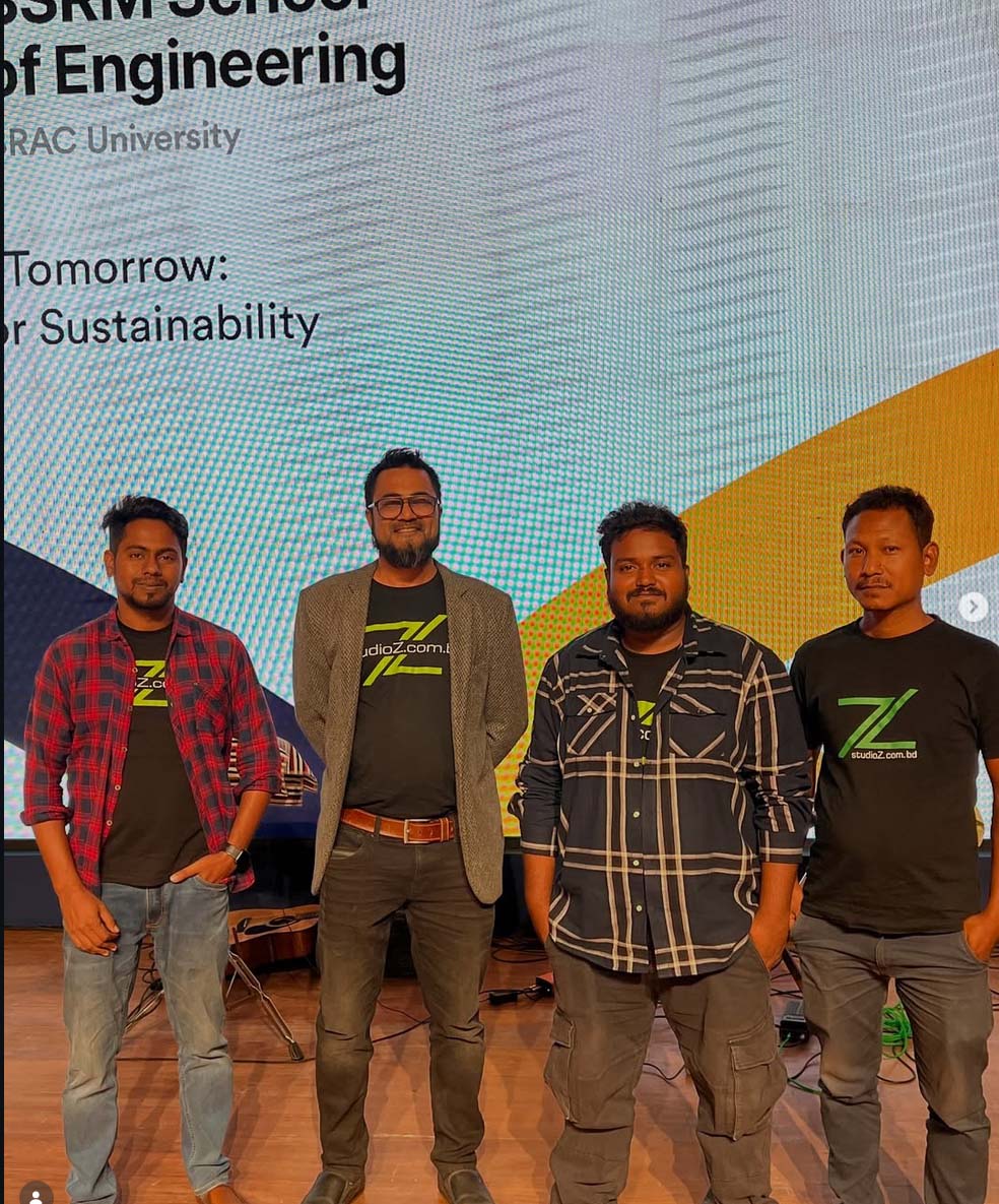 Studio Z BD team at BSRM School of Engineering Holography Show