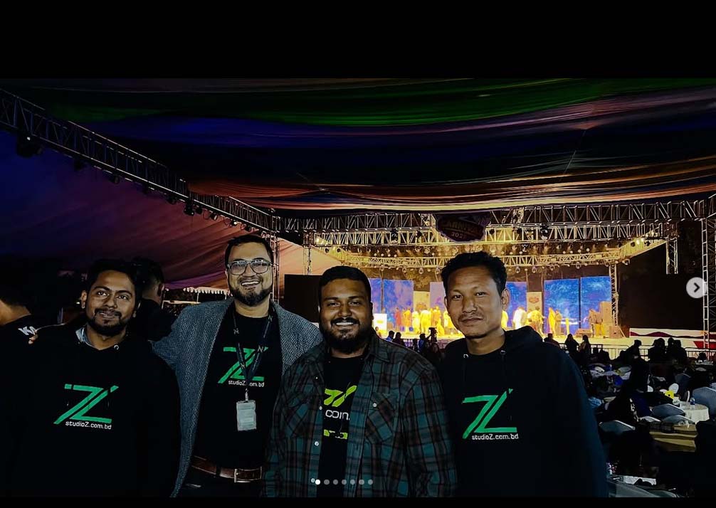 Studio Z BD team at JCI Bangladesh Carnival and Inauguration Ceremony 2025