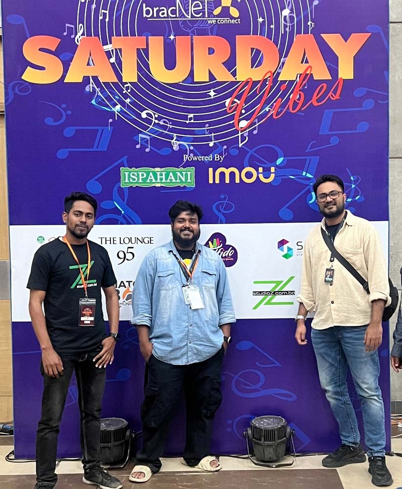 Studio Z BD team at bracNet Saturday Vibes