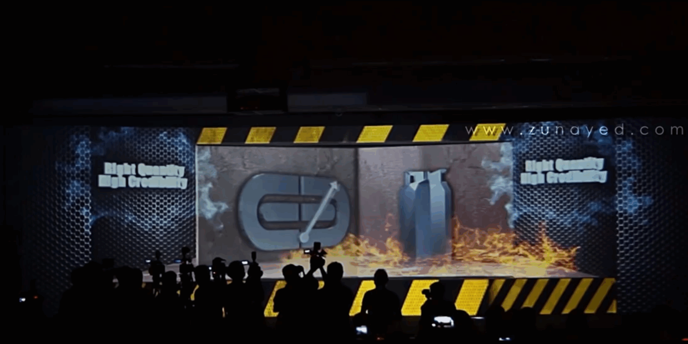 Projection mapping for tech industry