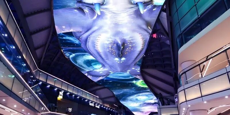 Studio Z Interior Tech visual technology in malls