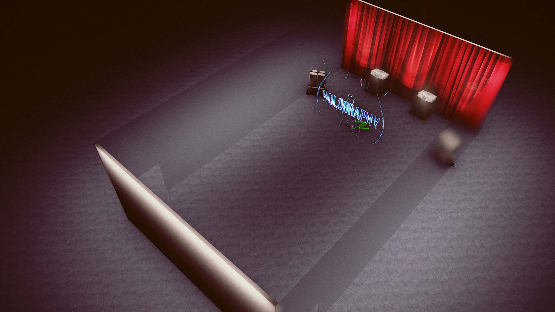 Holo Room Simulation — Audience View